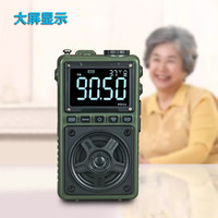 德劲 DEGEN 213音悦掌中宝无损音乐TF卡蓝牙播放全波段立体声数调收音机