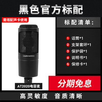 铁三角 AT2020电容麦克风话筒台式电脑K歌录音主播专业直播旗舰店
