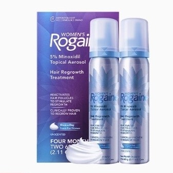 值选：Rogaine 培健 5%米诺地尔生发泡沫套装 女士专用 60g*2瓶