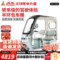 移动端、京东百亿补贴：凤凰 凤丽电动三轮车 800W裸车 不带电池充电器