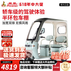 凤凰 凤丽电动三轮车 800W裸车 不带电池充电器