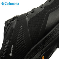 哥伦比亚（Columbia）2025年春季潮流防水抓地轻盈缓震登山鞋 黑色 44