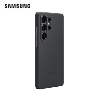 三星（SAMSUNG）Galaxy S25 Ultra 硅胶保护壳 手机套 原厂手机壳 黑色