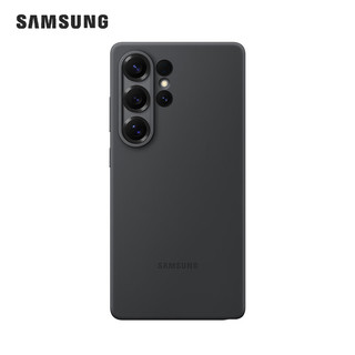 三星（SAMSUNG）Galaxy S25 Ultra 硅胶保护壳 手机套 原厂手机壳 黑色