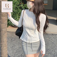 Ucool Rmode立领瑜伽防晒衣冰丝显瘦紧身拉链开衫透气高级时尚