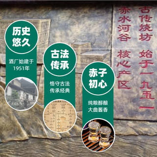  回沙梁 酱香型 酱香白酒 礼盒 手提带  箱装 53度 5L