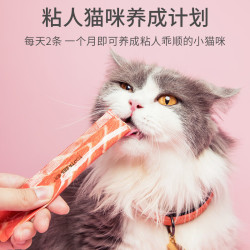 领先 猫条成幼猫咪零食罐头鲜鲜条湿粮营养  5种口味混合