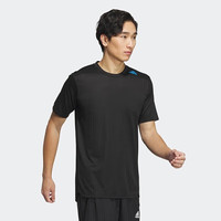 adidas 男夏季运动服跑步训练T恤半袖 IB9093