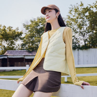 雪中飞 SNOWFLYING2025羽绒马甲女士羽绒服轻盈蓬松保暖时尚百搭御寒闺蜜款 X-蜜合|7780 2XL /180/100A