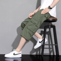 JEANSWEST/真维斯 纯棉 男士七分裤