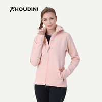 HOUDINI胡丁尼Power Houdi魔术大师户外25春新女保暖抓绒衣外套 Dulcet Pink（美妙粉）25 XS（身高160cm体重45-50kg）