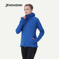 HOUDINI胡丁尼Power Houdi魔术大师户外25春新女保暖抓绒衣外套 Tribe Blue（部落蓝）25 2XS