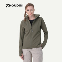 HOUDINI胡丁尼Power Houdi魔术大师户外25春新女保暖抓绒衣外套 Sage Green（灰绿） M（身高160-175cm体重60-70kg）