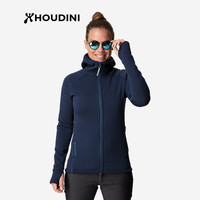 HOUDINI胡丁尼Power Houdi魔术大师户外25春新女保暖抓绒衣外套 Blue Illusion/Tide（幻象蓝） XL（身高170-175体重75-80kg）