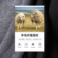 才子 TRIES【商场同款】才子 TRIES男装羊毛混纺大衣新款中长款外套毛呢大衣男