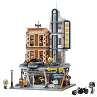 PANTASY 拼奇 街景系列 85024 机车餐吧 摩托车餐厅