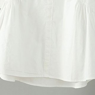 子牧棉麻2025夏装 女韩版百搭小V领上衣宽松显瘦灯笼袖娃娃衫3886 白色 2XL (135-150斤)