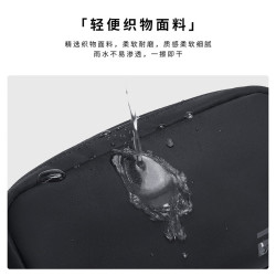 POLO 胸包男士运动挎包男休闲斜挎包轻便腰包男通勤手机包休闲单肩小包