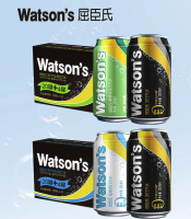 watsons 屈臣氏 苏打水气泡水混合口味330ml*48罐    赠同规格椰子水330ml*12瓶！