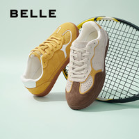 百丽男士菠萝汽水休闲德训慢跑阿甘板鞋2025秋季复古A2007CM5 红色 34