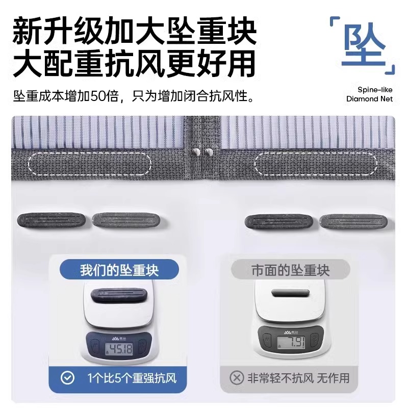 德国2025新防蚊门帘金刚网磁性隔断纱门家用防蝇虫纱窗免打孔