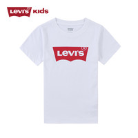 Levi's李维斯儿童装男童短袖T恤夏季中大童纯棉上衣女童半袖亲子装