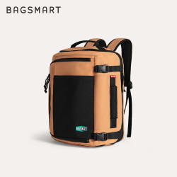 BAGSMART 男士双肩包 大容量多功能旅行出差商务休闲书包 38L