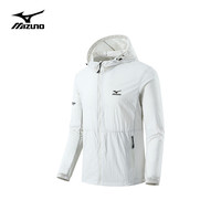 美津浓 Mizuno户外皮肤衣男透气徒步钓鱼防晒服外套男 麦驼色 M