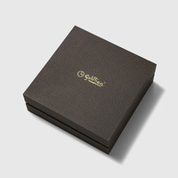 金利来炫黑螺旋镜面头层牛皮自动扣腰带送父亲 黑铬+黑色-99P2 115cm