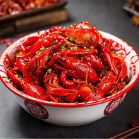 松哥油焖小龙虾5-7钱香辣大虾海虾麻辣油闷对虾加热即食750g*3盒