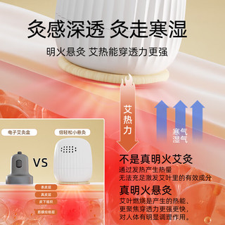  breo/倍轻松 便携无烟 艾灸仪  月白色