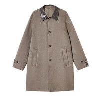 杰克·琼斯（JACK&JONES）男装春秋商务休闲中长款毛呢大衣男子呢子外套合集 224427002驼色 3XL 195