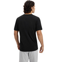 安德玛（UNDERARMOUR）春夏Heatwave Logo男子轻质运动休闲短袖T恤1390164 黑色001 M