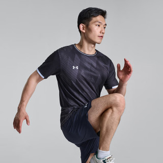 安德玛（Under Armour）安德玛男女同款足球训练运动跑步休闲透气舒适圆领短袖T恤 M