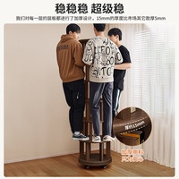 林之语旋转书架360度实木书柜置物架落地一体靠墙可移动转角儿童小窄柜 【热卖】CM