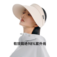 VVC 防晒帽女25春夏三折叠女神帽防紫外线遮阳帽子遮脸太阳帽