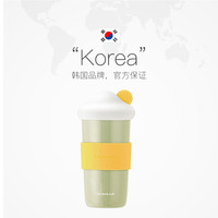 乐扣乐扣马克杯女可爱创意陶瓷水杯办公室杯子带盖咖啡杯