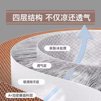 席师傅席师傅双面凉席藤席天然草席冬夏两用夏天2025新款夏季冰丝软席子 深山古藤席【无枕套】 150cm*195cm 【全新升级】
