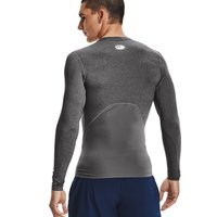 安德玛(UNDERARMOUR)HeatGear Armour男子训练运动长袖紧身衣1361524 碳灰色090 S