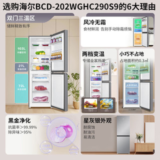 Haier 海尔 冰箱 BCD-218WGHC3R9S9