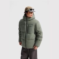 李宁 LI-NING羽绒服冬男子系列时尚保暖简约常规休闲短羽绒服AYMU259
