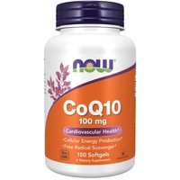 NOW FOODS 诺奥辅酶Q10软胶囊 100mg 150粒 保护心血管