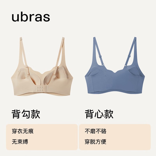 Ubras 无钢圈 女士文胸  均码 mini版