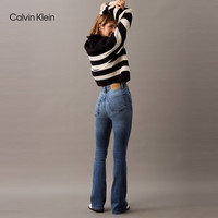 Calvin KleinJeans25春夏新款女士复古怀旧风ck微弹高腰微喇牛仔裤47B947G VRN-