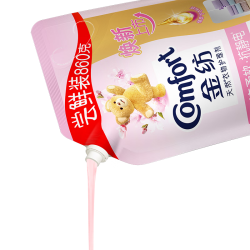 金纺 衣物柔顺剂调香大师香氛护理剂30天持久留香2倍柔软防静电 元气粉樱860g*2袋