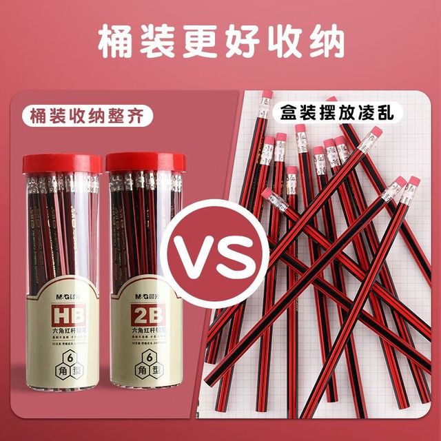 晨光 铅笔10支盒装+卷笔刀+2块橡皮