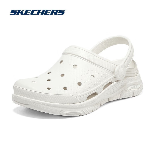 斯凯奇 泡泡鞋丨夏季洞洞鞋女沙滩踩屎感拖鞋