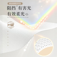 未来式幻影纱窗帘竖百叶窗纱帘透光不透人梦幻阳台防晒遮光2025客厅 幻影纱-霜白色（当天） 帘宽3.0m*高2.5m挂钩款1片