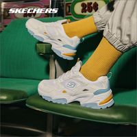 Skechers斯凯奇夏季鞋机甲鞋男女款潮流缓震耐磨运动鞋街头跑步鞋 女款-粉色彩霞/PINK 35.5