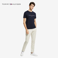 TOMMY HILFIGER/汤米·希尔费格 纯棉平纹针织 男士短袖T恤